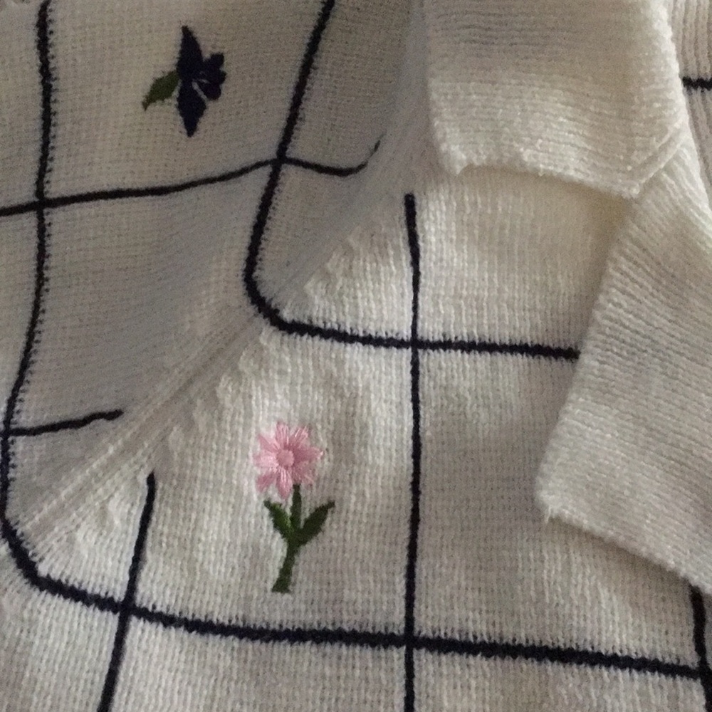 💐VTG 60s acrylic button down sweater - Picture 9 of 11